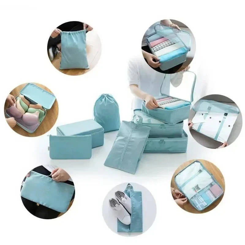 Packing Cubes Compression Mesh Windows Set of 7