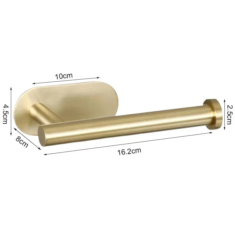 Paper Towel Holder Stainless Steel Adhesive or Screw Mount
