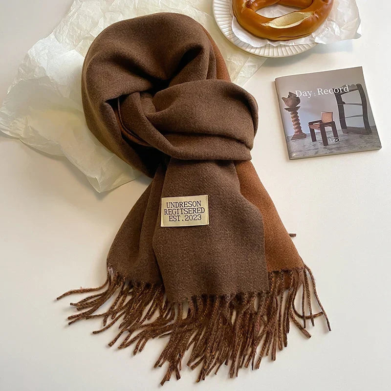 Pashmina Scarf Soft Warm Fringed Wrap