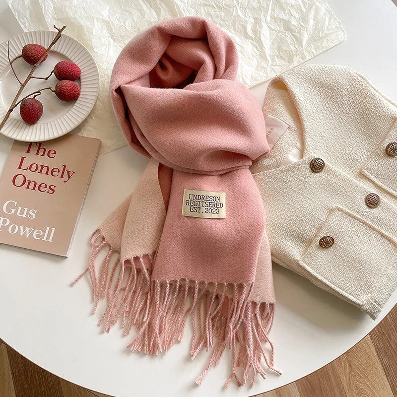 Pashmina Scarf Soft Warm Fringed Wrap
