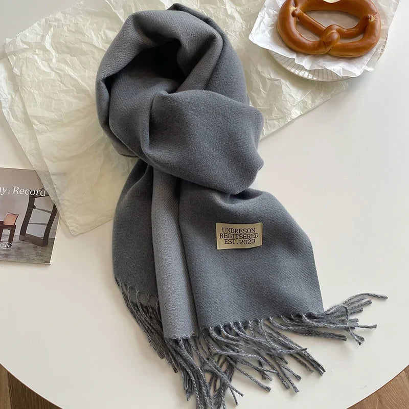 Pashmina Scarf Soft Warm Fringed Wrap