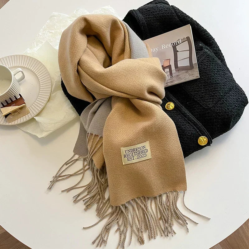 Pashmina Scarf Soft Warm Fringed Wrap