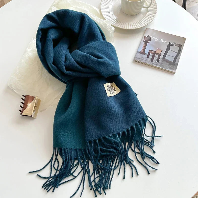 Pashmina Scarf Soft Warm Fringed Wrap