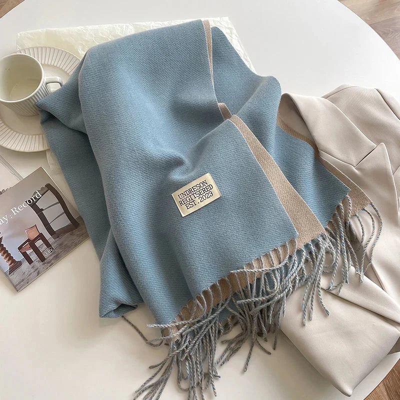 Pashmina Scarf Soft Warm Fringed Wrap