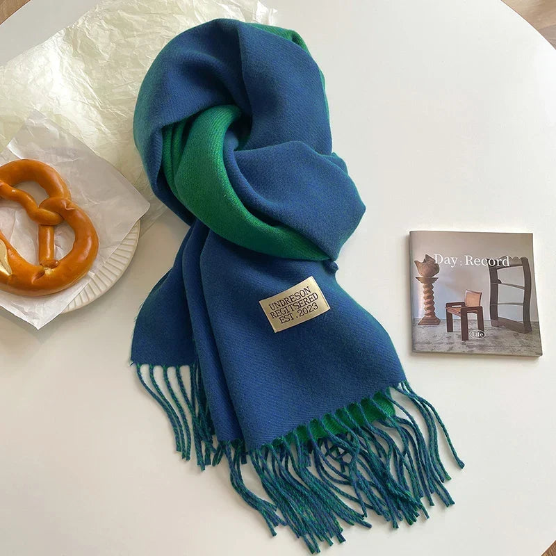 Pashmina Scarf Soft Warm Fringed Wrap