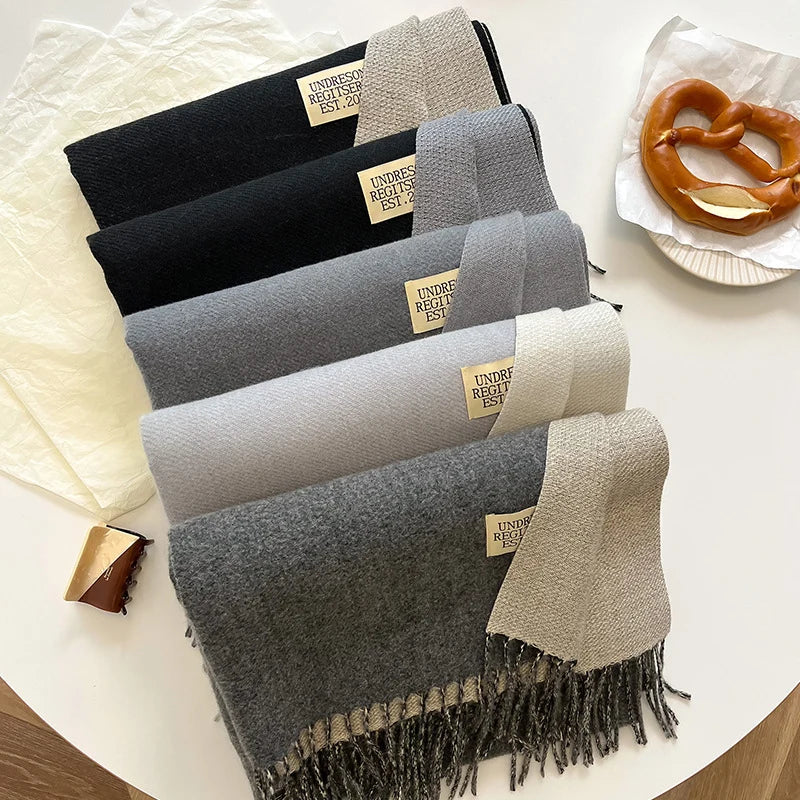 Pashmina Scarf Soft Warm Fringed Wrap