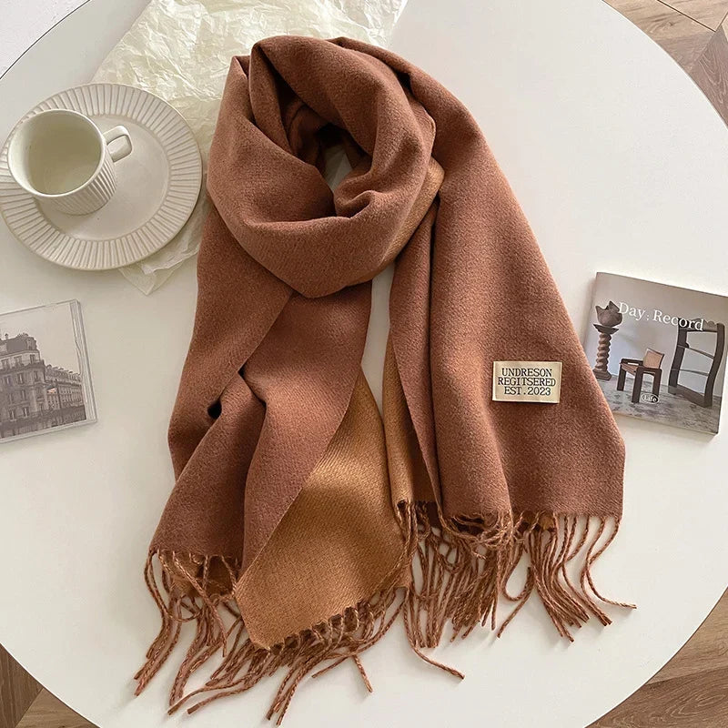 Pashmina Scarf Soft Warm Fringed Wrap