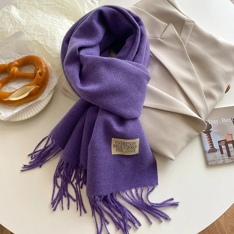Pashmina Scarf Soft Warm Fringed Wrap