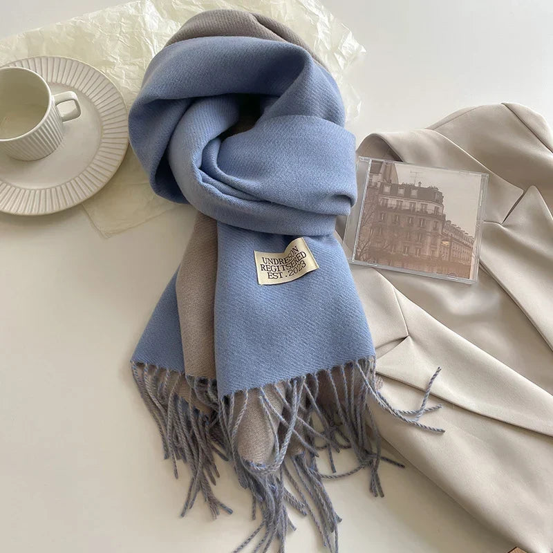 Pashmina Scarf Soft Warm Fringed Wrap