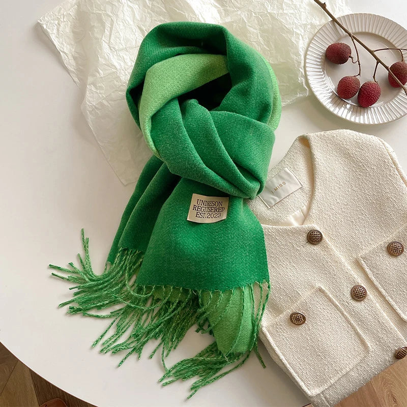 Pashmina Scarf Soft Warm Fringed Wrap