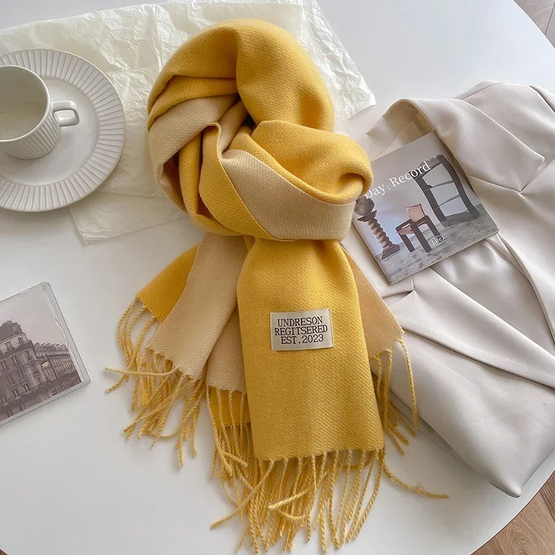 Pashmina Scarf Soft Warm Fringed Wrap