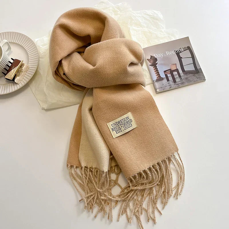 Pashmina Scarf Soft Warm Fringed Wrap