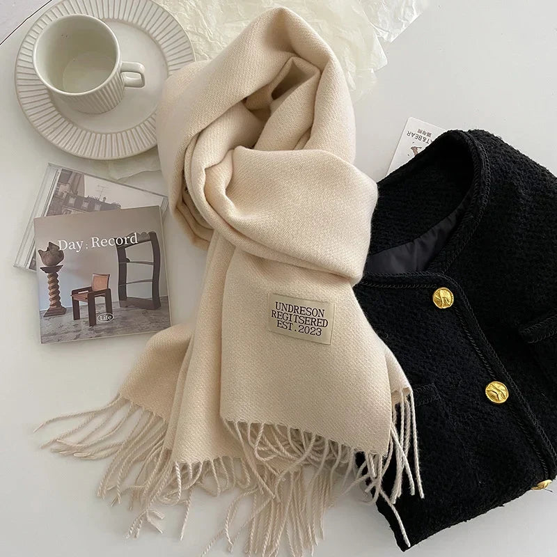 Pashmina Scarf Soft Warm Fringed Wrap