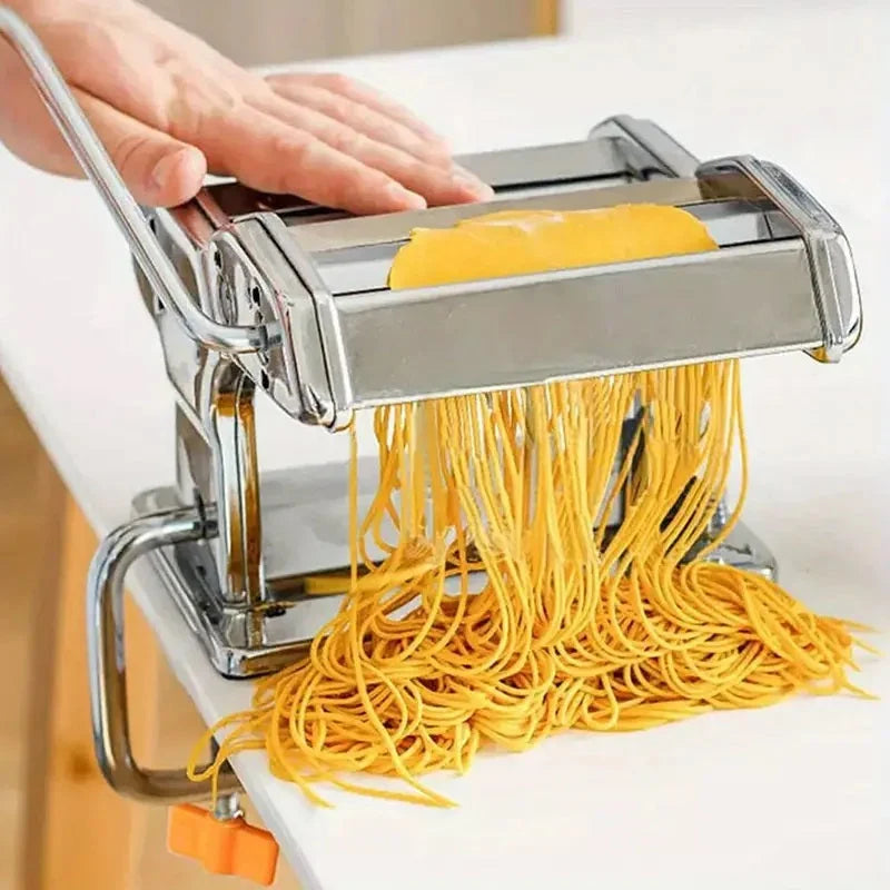 Pasta Maker 7 Thickness Levels Stainless Steel Dual Cutters