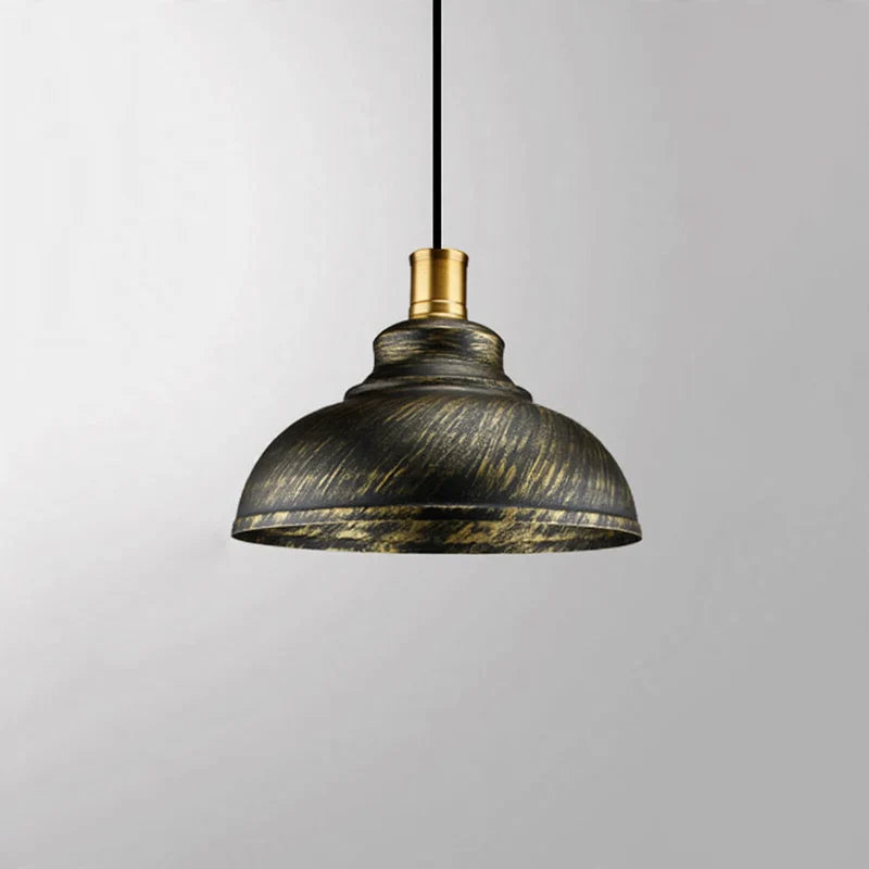 Pendant Light Adjustable Height Iron Shade