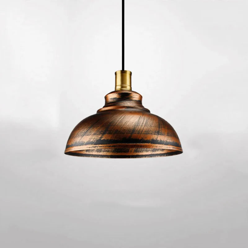 Pendant Light Adjustable Height Iron Shade