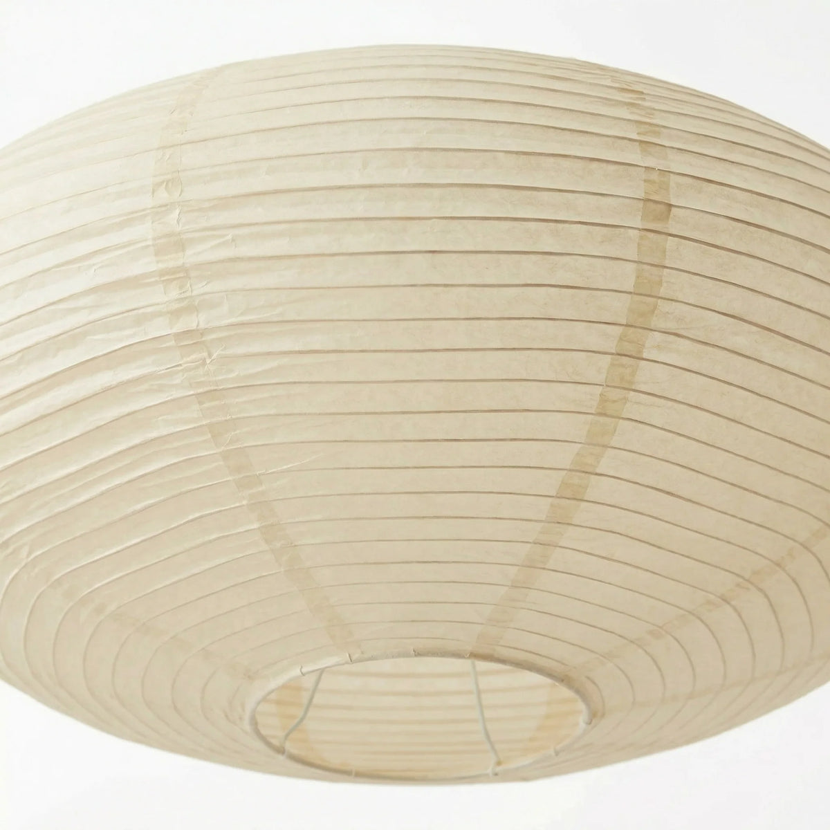Pendant Light Cotton Paper Shade Adjustable Hanging Height Soft Diffused Lighting