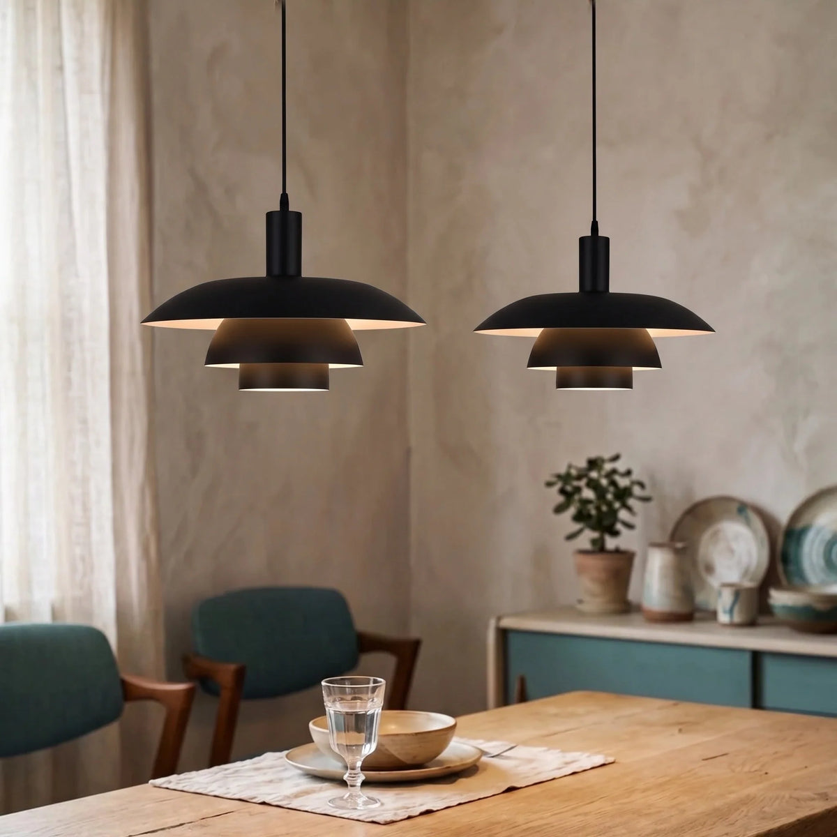Pendant Light Dimmable Integrated LED Metal Construction