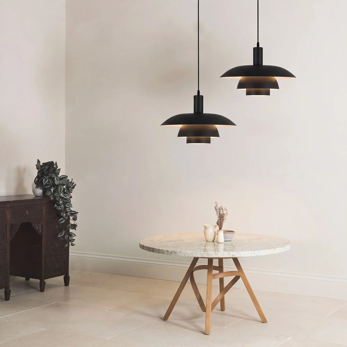 Pendant Light Dimmable Integrated LED Metal Construction