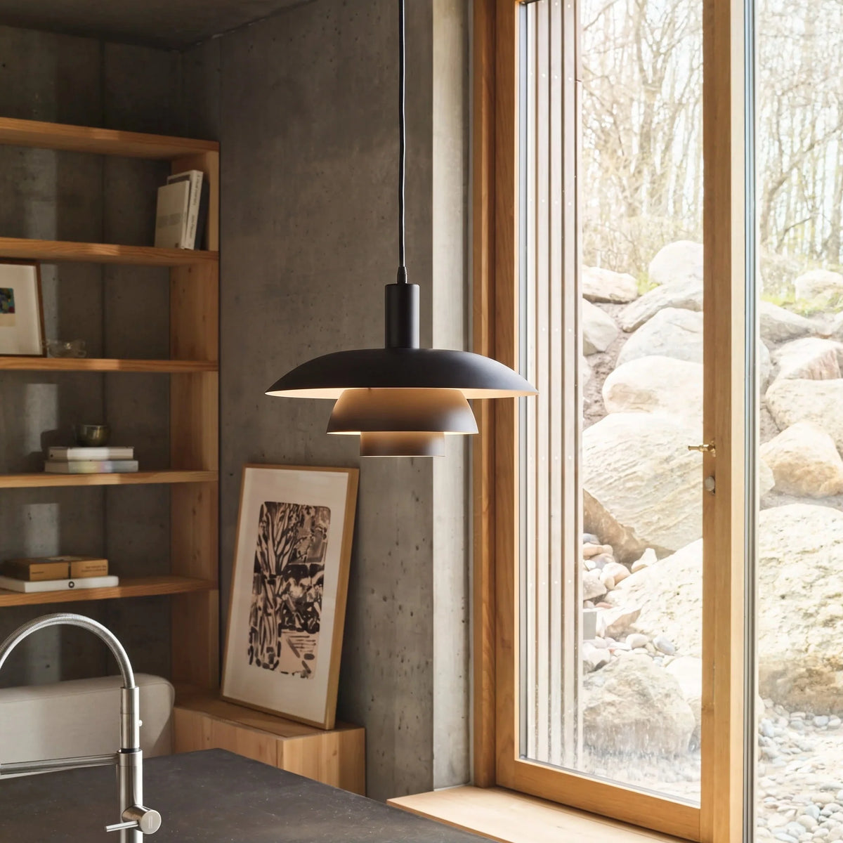 Pendant Light Dimmable Integrated LED Metal Construction