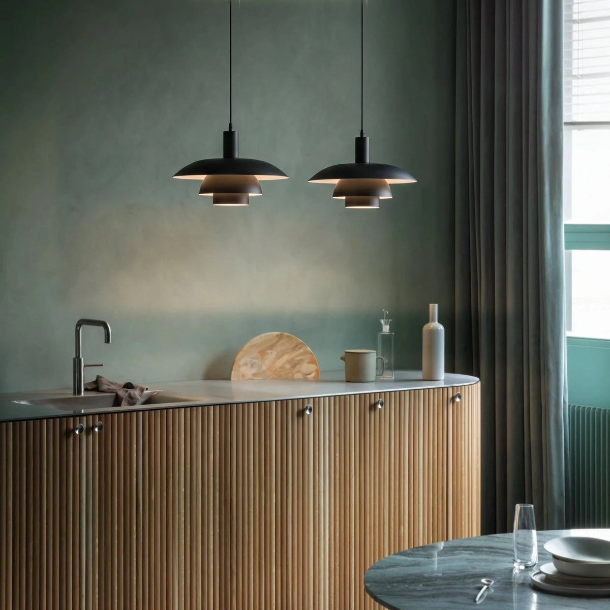 Pendant Light Dimmable Integrated LED Metal Construction