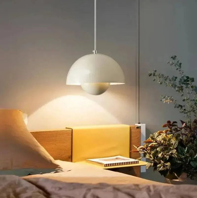 Pendant Light Floral Shade Scandinavian Design