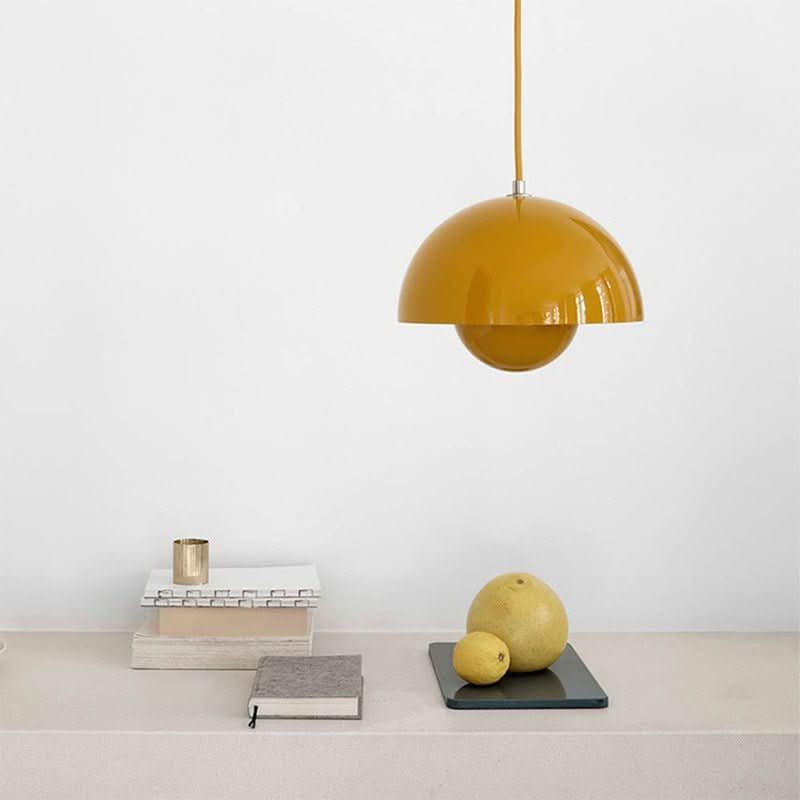 Pendant Light Flowerpot Design Soft Warm Glow Adjustable Cable