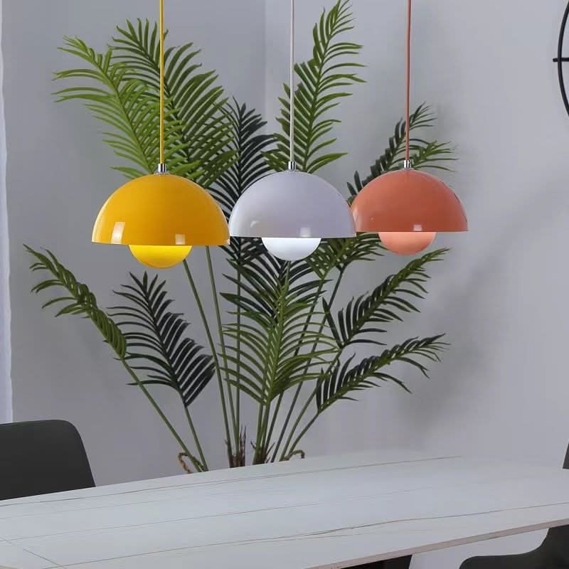 Pendant Light Flowerpot Design Soft Warm Glow Adjustable Cable