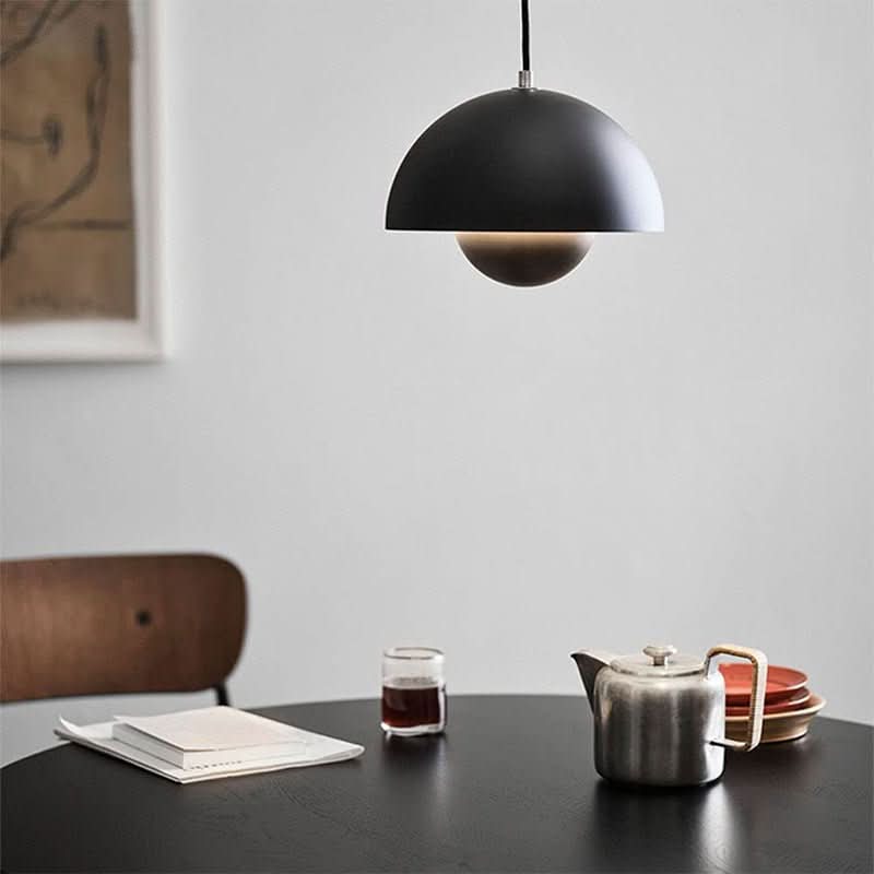 Pendant Light Flowerpot Design Soft Warm Glow Adjustable Cable