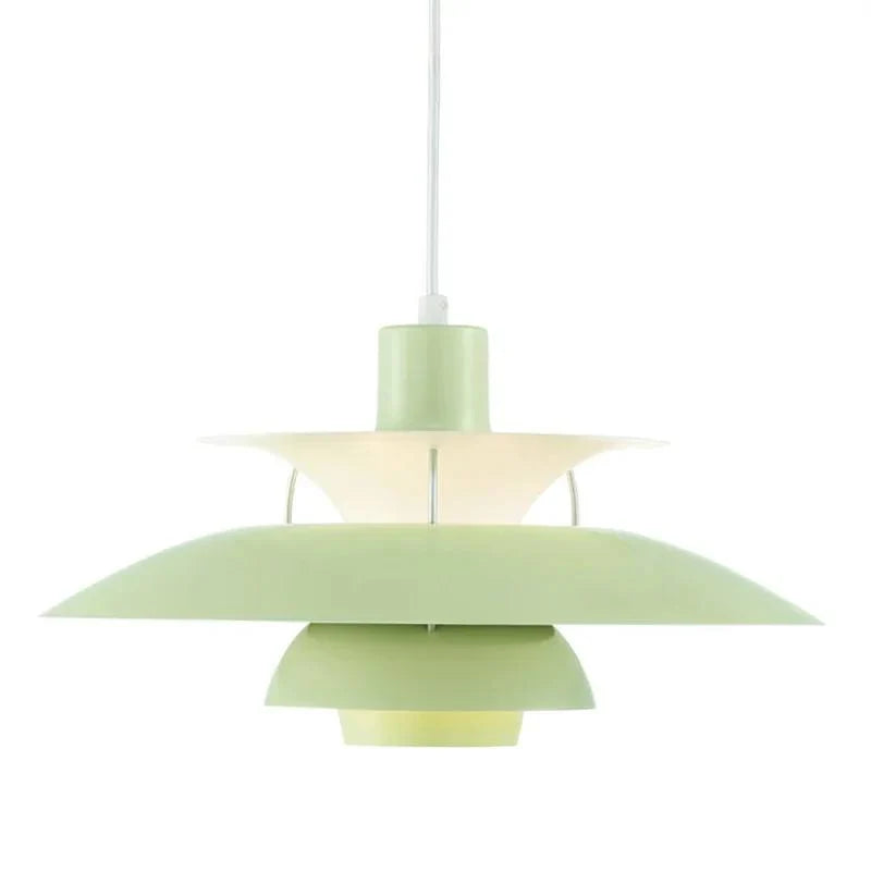 Pendant Light Metal Umbrella Design Adjustable Height