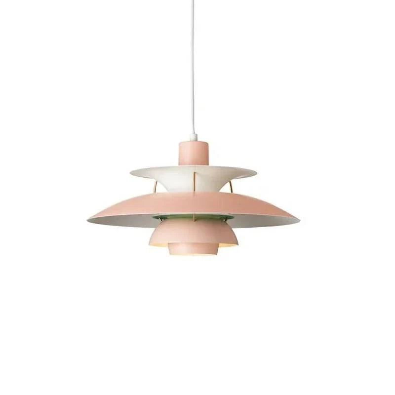Pendant Light Metal Umbrella Design Adjustable Height