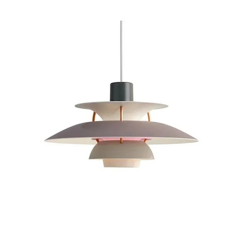 Pendant Light Metal Umbrella Design Adjustable Height
