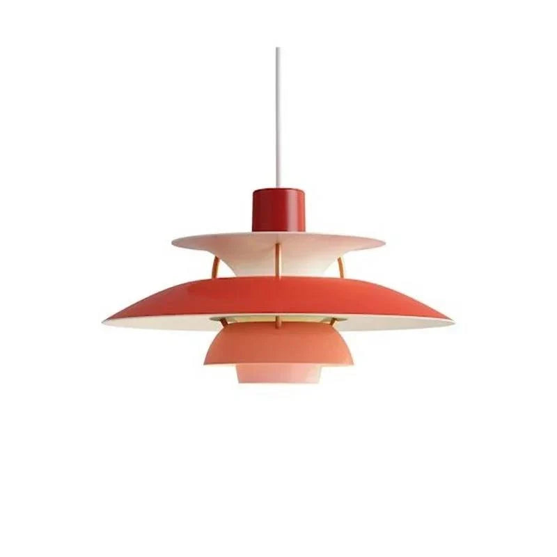 Pendant Light Metal Umbrella Design Adjustable Height