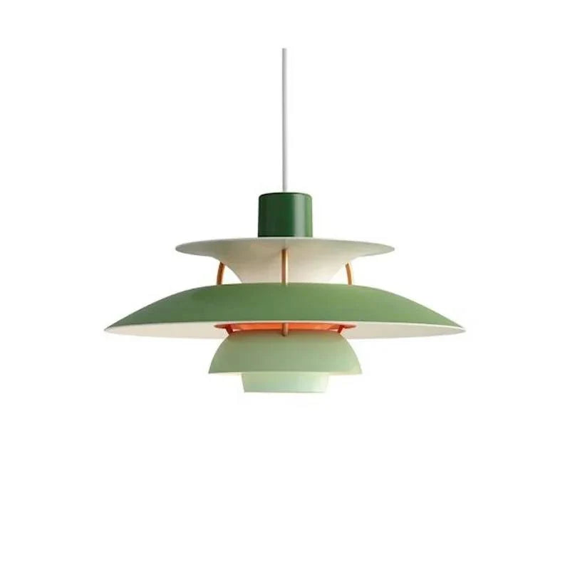 Pendant Light Metal Umbrella Design Adjustable Height