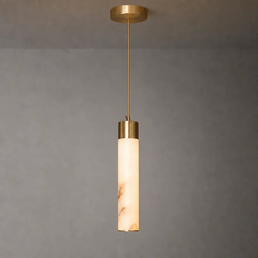 Pendant Light Natural Alabaster Dimmable Integrated LED