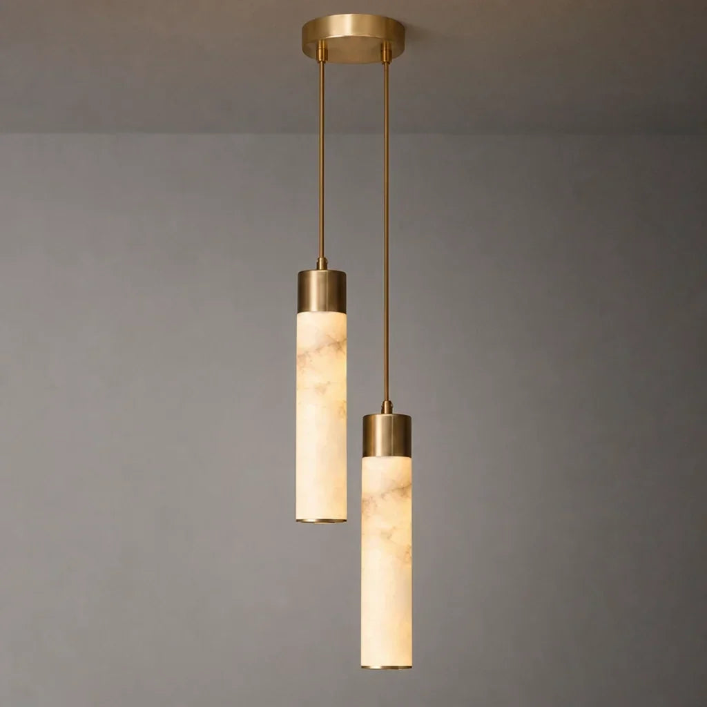 Pendant Light Natural Alabaster Dimmable Integrated LED