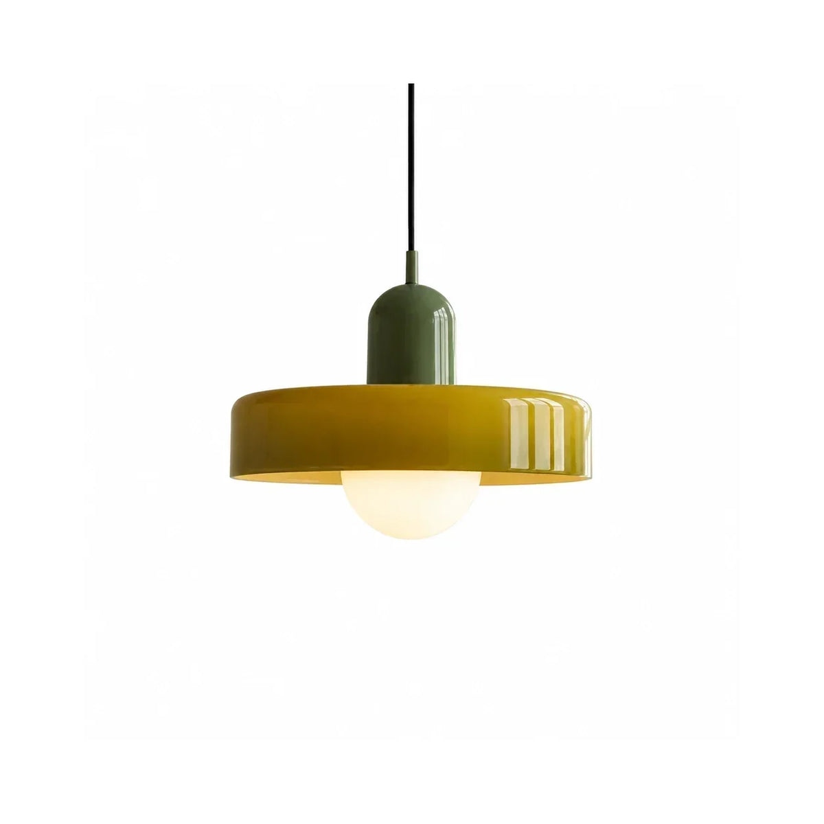 Pendant Light Spherical Glass Shade Soft Diffused Lighting