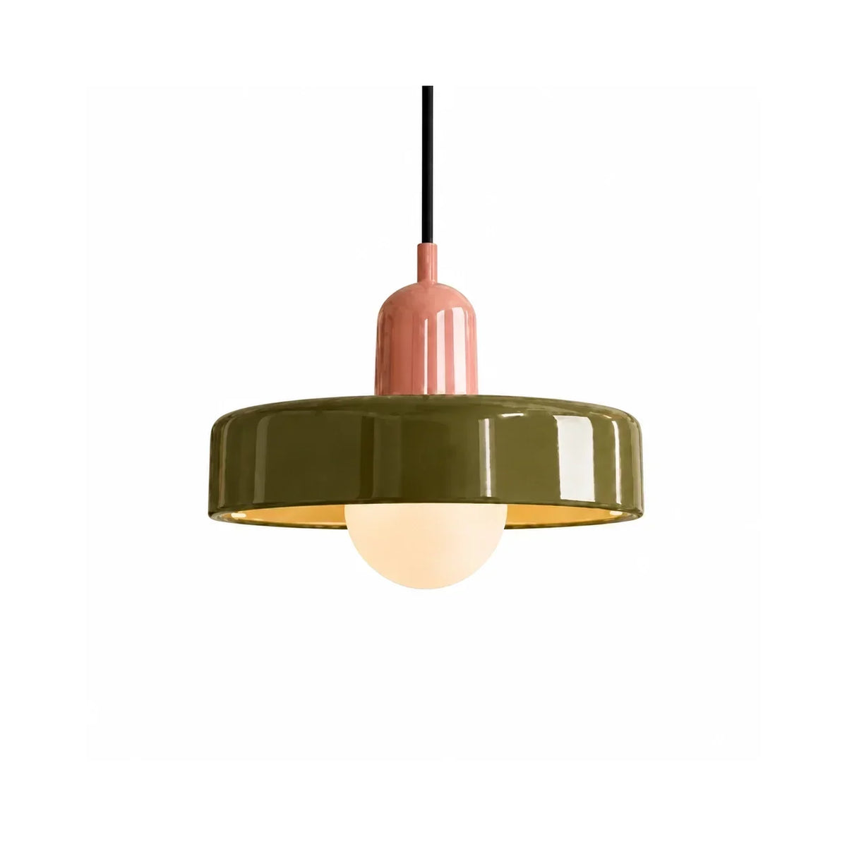 Pendant Light Spherical Glass Shade Soft Diffused Lighting