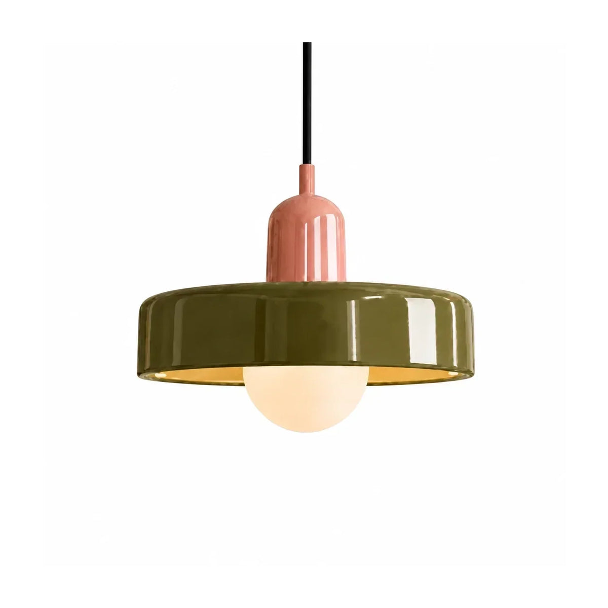 Pendant Light Spherical Glass Shade Soft Diffused Lighting
