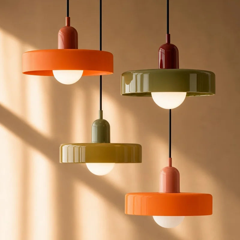 Pendant Light Spherical Glass Shade Soft Diffused Lighting