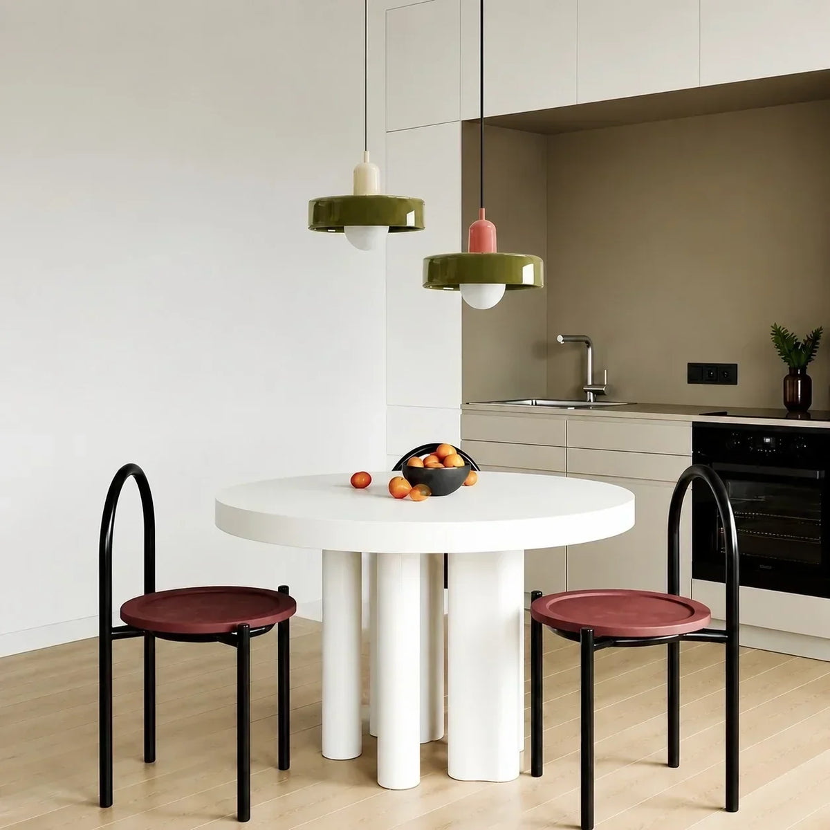 Pendant Light Spherical Glass Shade Soft Diffused Lighting