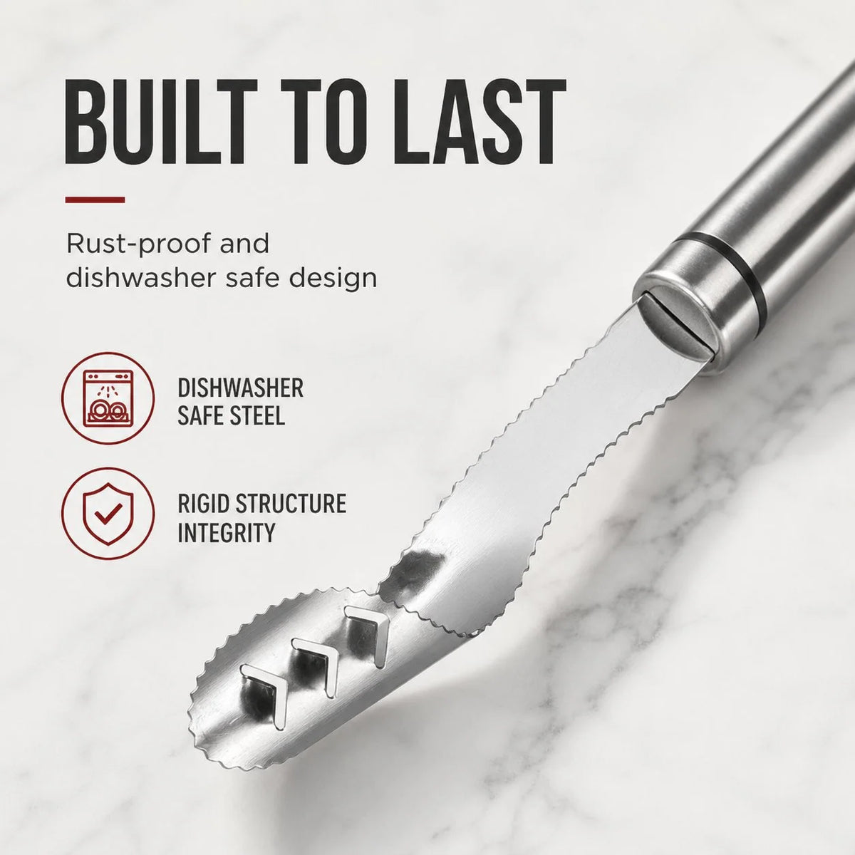 Pepper Corer Stainless Steel Serrated Blade Non-Slip Handle