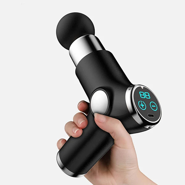 Percussion Massager 32 Speed Settings 4 Interchangeable Heads