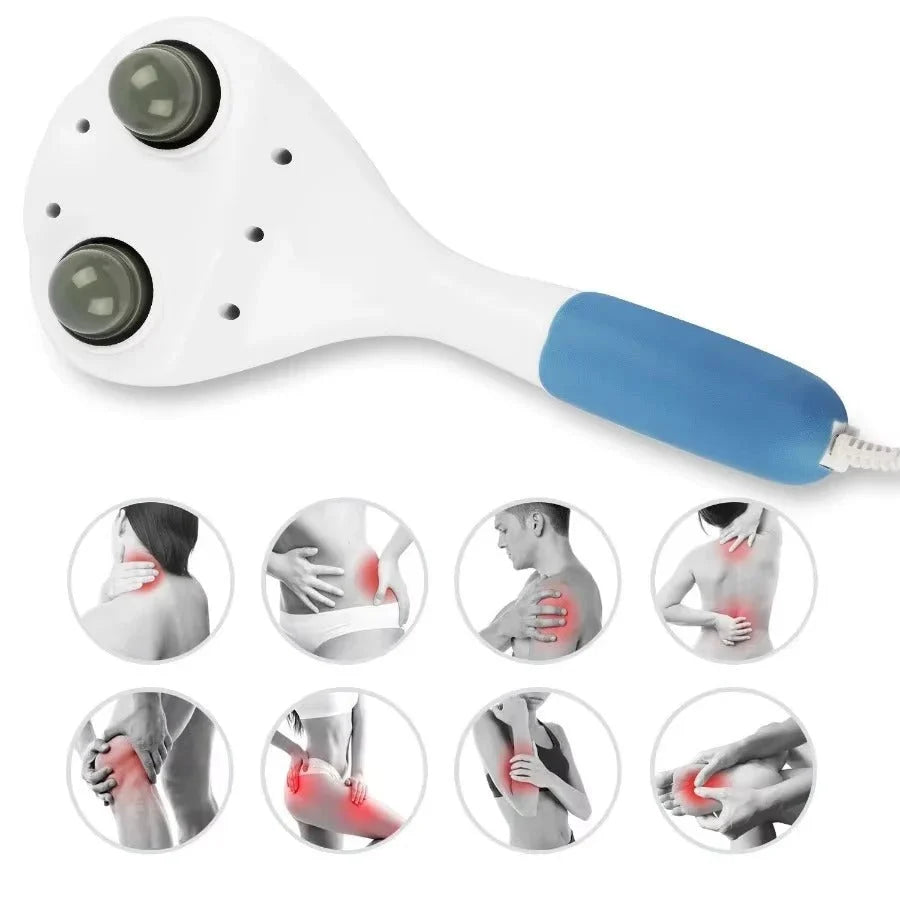 Percussion Massager Dual Motor Adjustable Speed Compact Design