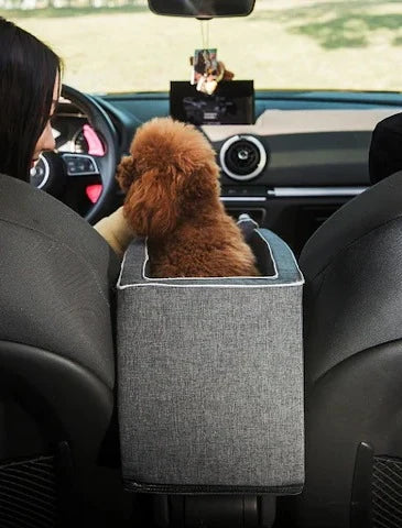 Pet Car Seat Armrest-Mounted Four-Sided Support Safety Lanyard