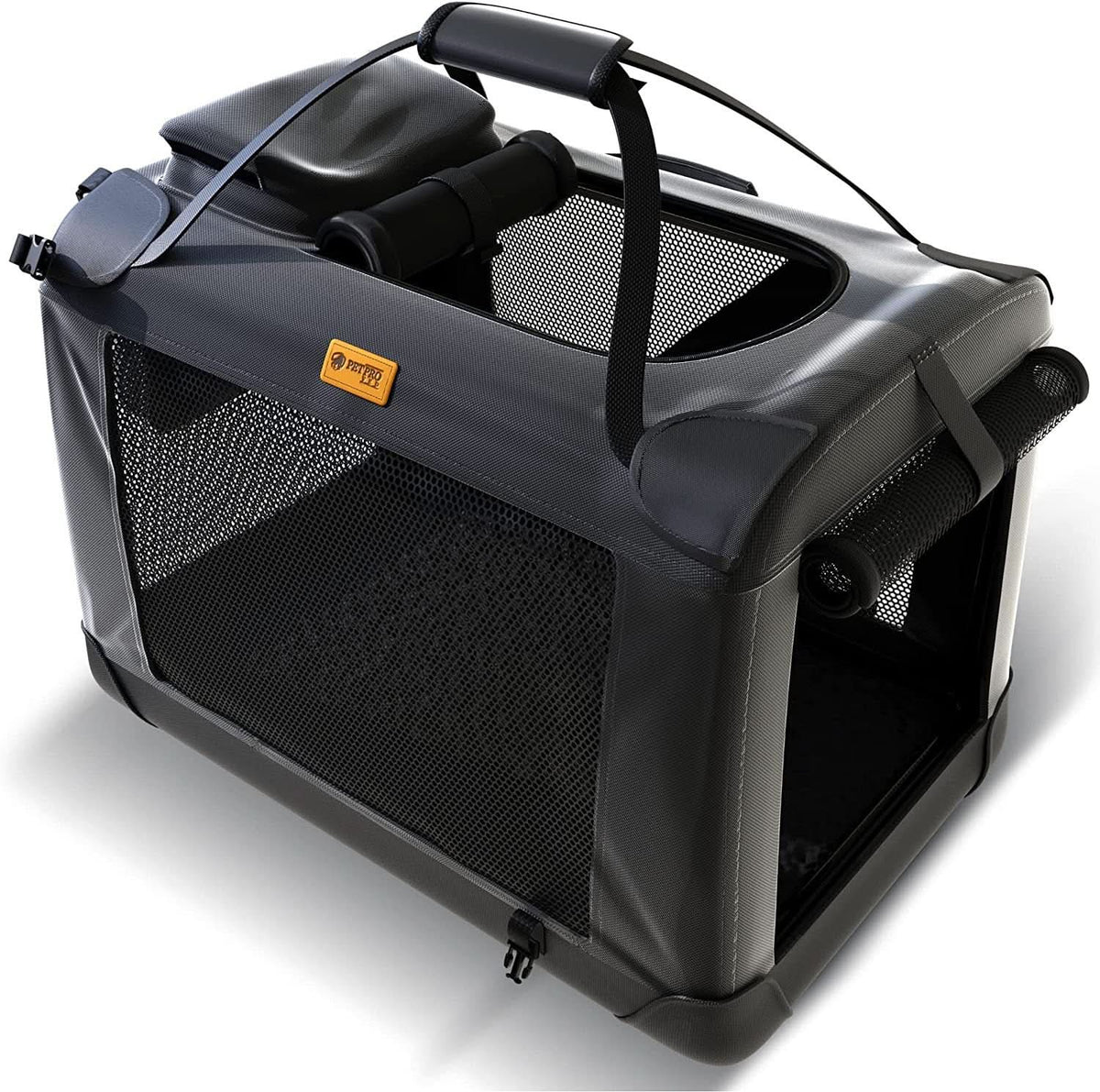 Pet Carrier Foldable Breathable Mesh Panels Removable Padding