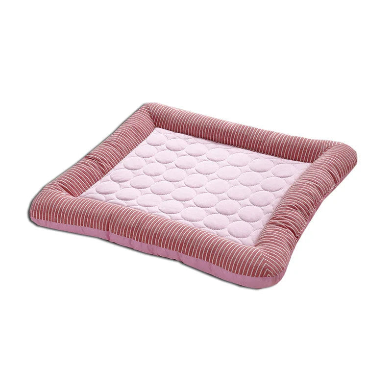 Pet Cooling Mat Breathable Cotton Reinforced Stitching