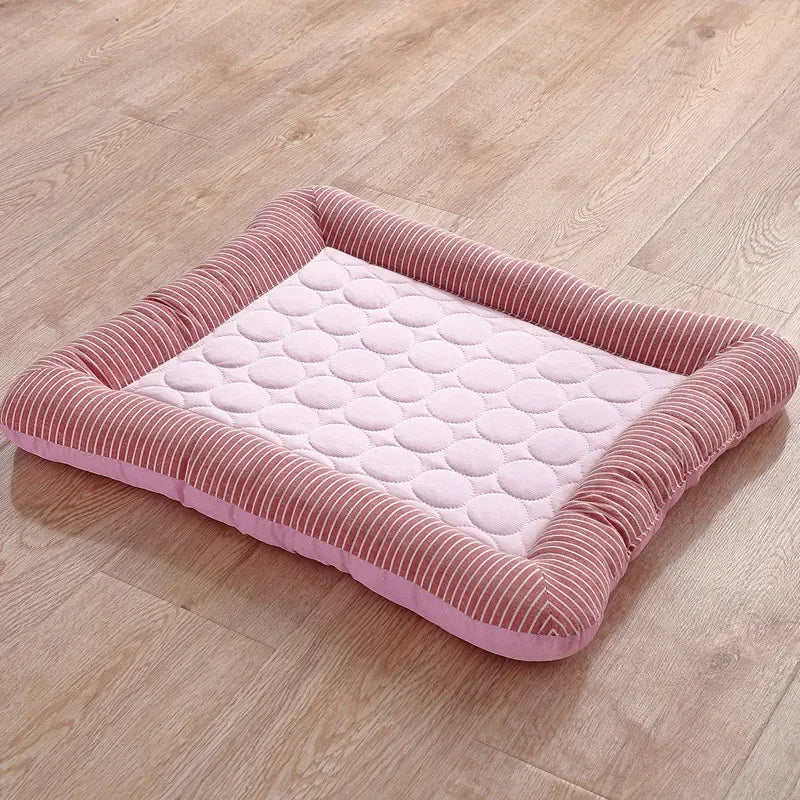Pet Cooling Mat Breathable Cotton Reinforced Stitching