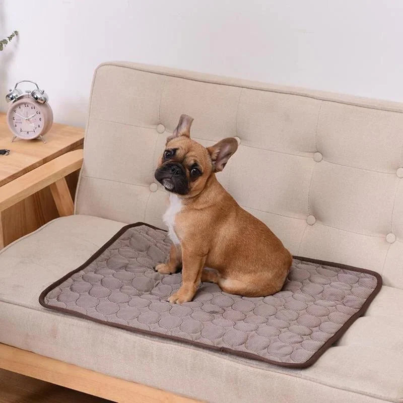 Pet Cooling Pad Pressure-Activated Foldable & Machine-Washable