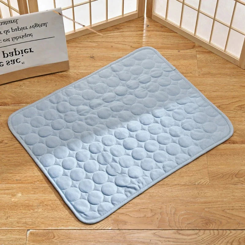Pet Cooling Pad Pressure-Activated Foldable & Machine-Washable